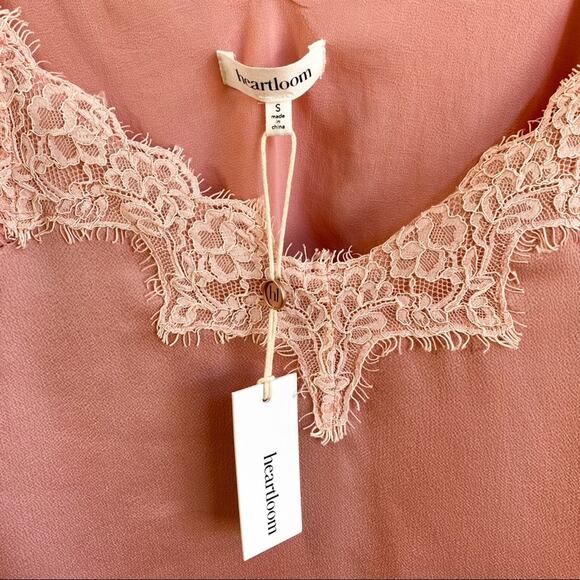 NWT Revolve Heartloom Pink Lace‎ Cami - Picture 4 of 6